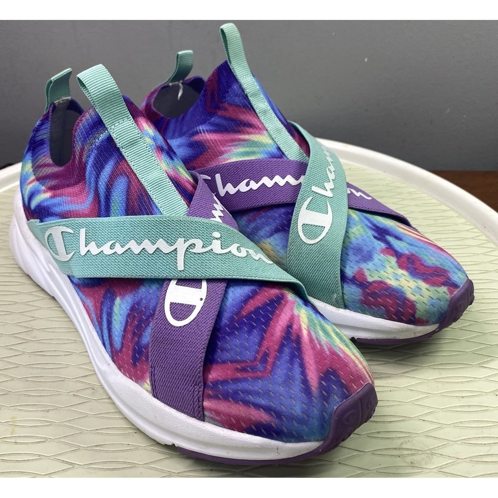 Champion‎ Kinna X Lo Women's Slip On Sneaker Athletic Tie Dye Comfort Sz. 9.5W